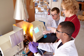 Students doing real science at VSA